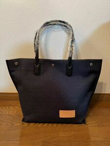 【新品】LONGCHAMP ロンシャン ESSENTIAL L ショッピングバッグ デニム - キャンバス