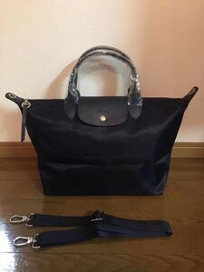 【新品】ロンシャン LONGCHAMP ル　プリアージュ　ネオ　2wayバッグM ネイビー