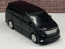 即決有★プルバックカー LED トヨタ ヴェルファイア TOYOTA VELLFIRE ブラック 黒★ミニカー_画像3