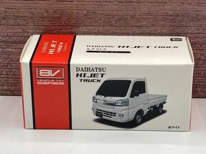 即決有★プルバックカー BV ブレイク ダイハツ ハイゼット トラック DAIHATSU HIJET TRUCK 軽トラ ホワイト 白★ミニカー