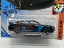 即決有★HW hotwheels ホットウィール '11 DODGE CHARGER R/T ダッジ チャージャー 黒 ブラック★ミニカー_画像2