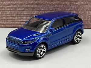 即決有★マジョレット majorette RANGE ROVER EVOQUE レンジローバー イヴォーク 青 ブルー★ミニカー