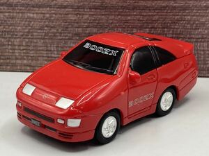 即決有★プルバックカー 日産 NISSAN 300ZX FAIRLADY Z フェアレディZ Z32 レッド 赤★ミニカー