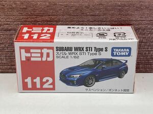 即決有★トミカ No.112 スバル SUBARU WRX STI Type S ベトナム製★ミニカー 未開封