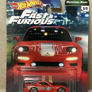 即決有★HW hotwheels ホットウィール FAST & FURIOUS '95 マツダ RX-7 ワイルドスピード MAZDA RX-7 FD★ミニカーの画像1