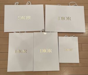 Diorショッパー 5枚組み　クリスチャンディオール