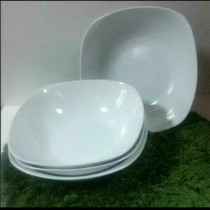 白いお皿 4枚セット 陶磁器 大皿 白