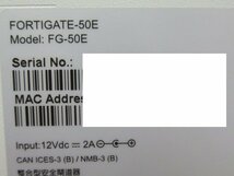 Ω 保証有 FG-50E 10台セット Fortinet FortiGate-50E UTM ライセンス切れ 領収書可・祝10000取引突破_画像8