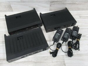 Ω 保証有 YAMAHA【 NVR500 】ヤマハ ブロードバンドVoIPルーター AC付き 3台セット 領収書発行可能・祝10000！取引突破！！