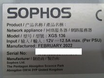 ▲Ω 新Q 0146m 保証有 SEiRiOS【 XGS 136 】SOPHOS ソフォス 次世代ファイアウォール アプライアンス AC付き・祝10000!取引突破!!_画像10