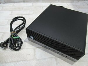 ▲03015Ω 新DCD 1761ｈ 保証有 HP【 ProDesk 600 G5 SFF 】【 Core i5-9500 / 16.00GB / HDD：無 】BIOS確認