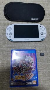 PlayStation Vita Wi-Fiモデル ライトブルーPCH-2000ZA14　スーパーロボット大戦v