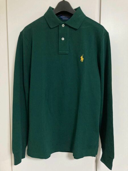 POLO RALPH LAUREN（ポロラルフローレン）の長袖ポロシャツ　送料無料　XSサイズ　緑　グリーン