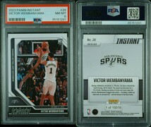 1円出品 PSA8 Panini Instant Victor Wembanyama 26 RC パニーニ インスタント ビクター・ウェンバンヤマ ルーキーカード Wemby_画像3