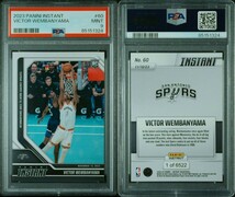 1円出品 PSA9 Panini Instant Victor Wembanyama 60 RC パニーニ インスタント ビクター・ウェンバンヤマ ルーキーカード Wemby_画像3