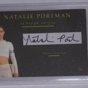 1円出品 PSA DNA 鑑定 ナタリー・ポートマン 直筆サイン スターウォーズ アミダラ Stars Wars Natalie Portman Queen Amidala Autograhの画像1