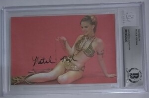 1円出品 BGS BAS 鑑定 ナタリー・ポートマン 直筆サイン スターウォーズ アミダラ Star Wars Natalie Portman Autograph Queen Amidala