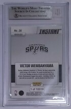 1円 BGS8 Panini Instant Victor Wembanyama 26 RC パニーニ インスタント ビクター・ウェンバンヤマ ルーキーカード Wemby PSA8_画像2