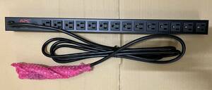 AP9567 シュナイダーエレクトリック(旧APC) Rack PDU, Basic, Zero U, 15A, 100V, (14) 5-15（ほぼ未使用品）