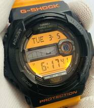 KGNY3778 CASIO カシオ G-SHOCK ジーショック GLX-150 G-LIDE メンズ 腕時計 オレンジ 黒 クォーツ 現状品_画像2