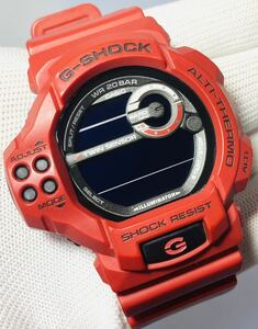 KGNY3777 希少 CASIO カシオ G-SHOCK ジーショック GDF-100 メンズ 腕時計 赤 クォーツ デジタル 多機能 現状品
