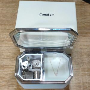 カナルヨンドシー Canal 4℃ K10 ネックレス オルゴールBOX入り