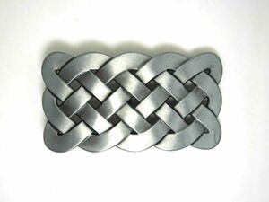  metal knitting buckle only belt less metal silver DM flight shipping 