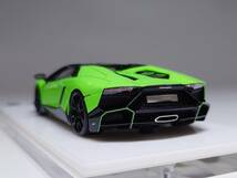 メイクアップ/メイクアップ 1/43 Lamborghini Aventador LP720-4 Roadster 50°ANINIWERSARIO Verde Scandal Limited 30 pcs._画像3