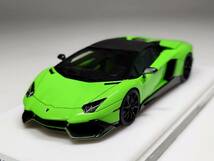 メイクアップ/メイクアップ 1/43 Lamborghini Aventador LP720-4 Roadster 50°ANINIWERSARIO Verde Scandal Limited 30 pcs._画像8