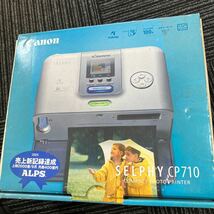 新品　Canon SELPHY CP710 コンパクトコンパクトフォトプリンター セルフィー キャノン 動作未確認_画像1