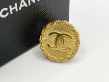 CHANEL シャネル ココマーク イヤリング ヴィンテージ ゴールド 93A 片耳_画像1