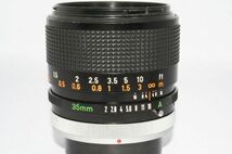 美品 Canon FD 35mm f2 s.s.c 単焦点レンズ レア Oマーク_画像8