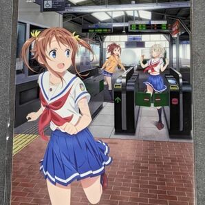 ra23 ★クリアファイル★ ハイスクール・フリート はいふり 2017 JR東日本スタンプラリー 特典 非売品 岬明乃 立石志摩 西崎芽衣の画像1