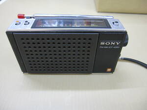 ☆☆【動作品】 SONY ソニー AM/FM 2バンド 小型 トランジスタラジオ ラジオ ICF-4250 レトロ 昭和レトロ☆☆