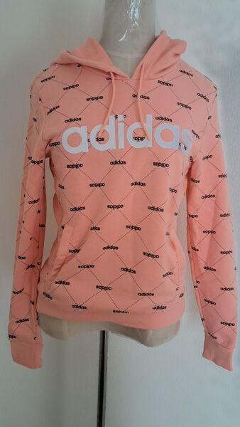 adidas★薄手パーカー ピンク レディース