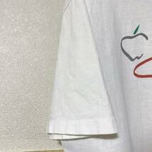 激レア Apple Tシャツ プロモ 90s ビンテージ USA 80s XL プリントTシャツ 古着 バンド スーベニア アート_画像5