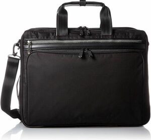 エースジーン ビジネスバッグ 43cm B4サイズ PC収納 ブラック ショルダーバッグ 鞄