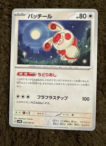 【美品】ポケモンカード パッチール C（sv4K 058/066）たね ちどりあし フラフラステップ 古代の咆哮 1枚（在庫６０枚）