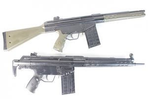 【ト福】エアガン G3FS 2点セット HK 日本製 ドイツ製 ライフル Va.22303 Kal.308 ミリタリー サバゲー LBZ01LLL78