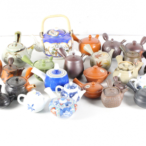 【ト福】急須 まとめ 茶道具 煎茶 陶器 和食器 日本特製 美品 ほぼ未使用 鉄器 LB000LAF10の画像1