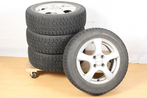 【ト福】グッドイヤー ICE NAVI ZEAⅡ 175/65R14 2011年 ホイール付 VIOLENTO 4A803 14×5 1/2J 引き取り可 福島県伊達市 LBZ01LAF11