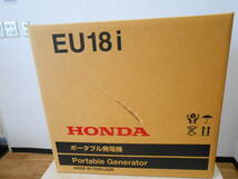 24421 新品 未使用 未開封 HONDA ホンダ ポータブル発電機 EU18i Portable Generater インバータ発電機 保証書有_画像10