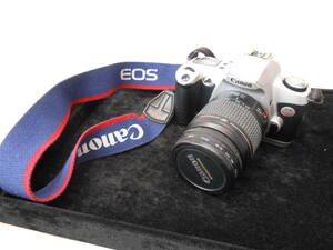24596 中古品 Canon キャノン EOS kiss 一眼レフフィルムカメラ CANON ZOOM LENS EF 28-80㎜ 1:3.5-5.6 Ⅳ 動作未確認 レンズ付