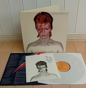 【UK盤 1stPress with Fan Club シート】David Bowie(デビッドボウイ) / ALADDIN SANE