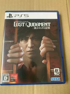 送料無料 PS5 ロストジャッジメント 裁かれざる記憶 中古 龍が如く 木村拓哉LOST JUDGMENT 