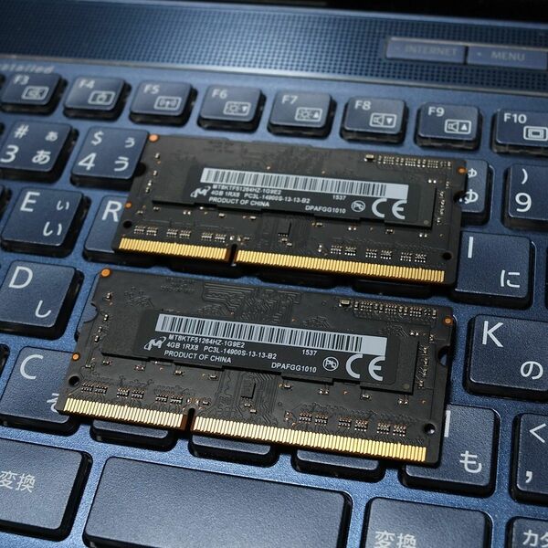 Micron Apple iMac純正DDR3メモリ 8GB（4GB×2）PC3L-14900（DDR3L-1866）SODIMM