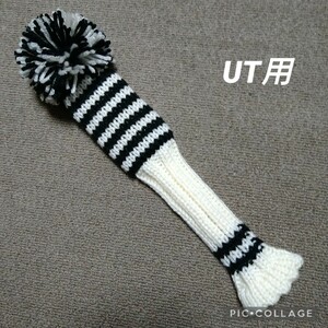 ニットヘッドカバー ユーティリティ ハンドメイド ゴルフクラブカバー..