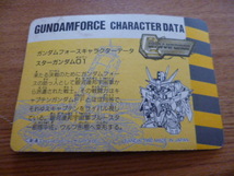 1992年製 BANDAI バンダイ カードダス GARMS ガンダムフォース GUNDAMFORCE No.76 スターガンダム01 キラ プリズム_画像2