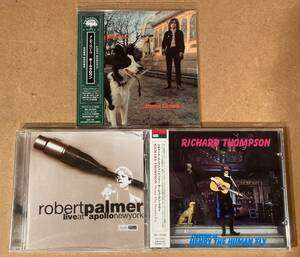 ■国内盤帯付/廃盤CD含む■英国 SSW ブリティッシュ・シンガー CD合計3枚セット■Andy Roberts/Richard Thompson/Robert Palmer