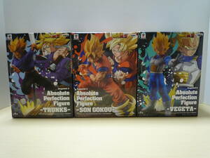 ドラゴンボールZ Absolute Perfection Figure 超サイヤ人孫悟空 ベジータ トランクス 3点セット アブソリュートパーフェクションフィギュア